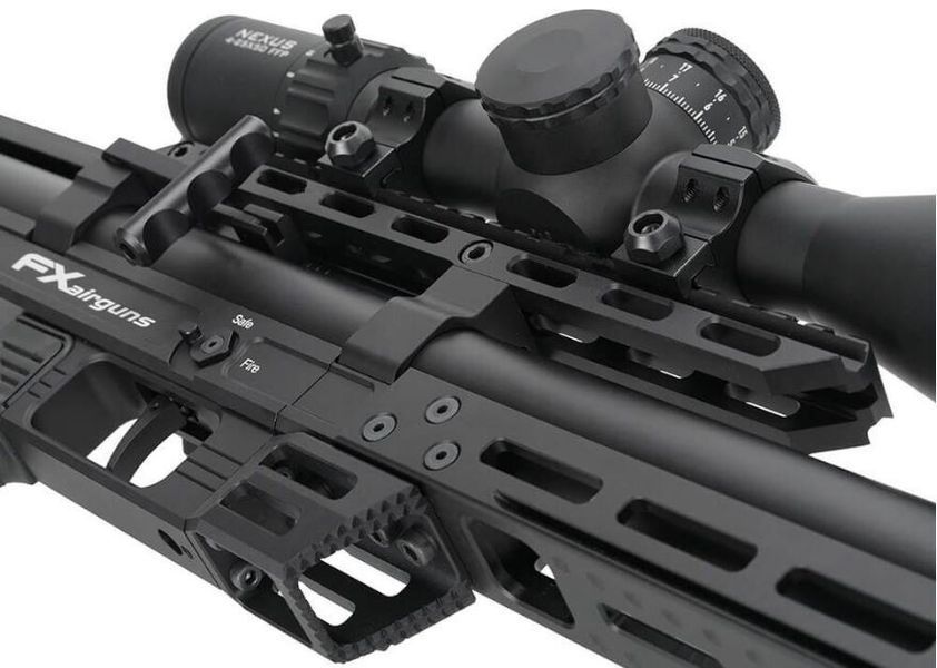 Пневматична редукторна гвинтівка FX Airgun Leopard Black Sniper Tube .177 кал LEO-450306-032-00 фото